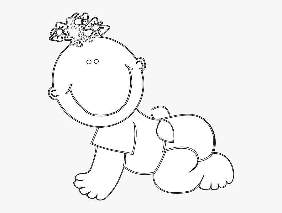 Baby Girl Clip Art, Transparent Clipart