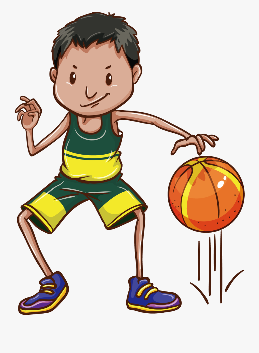 Basketball Drawing Clip Art - Bounce A Ball Clipart, Transparent Clipart