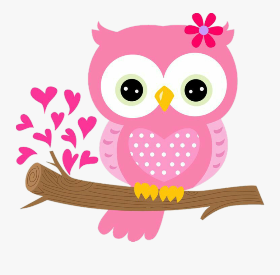 Babygirl Clipart Owl - Buhos Para Baby Shower, Transparent Clipart