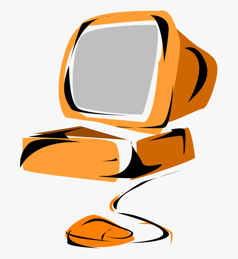 Crayon Clipart Puter - Computer Clip Art Logo, Transparent Clipart