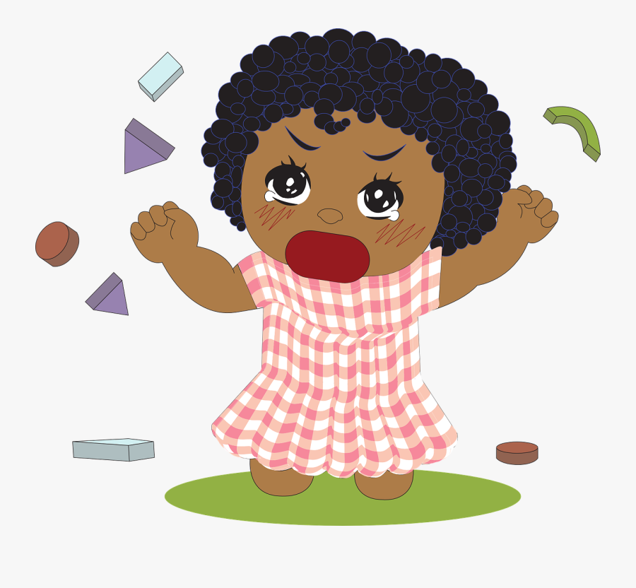 Baby Girl Cliparts 19, Buy Clip Art - Tantrum Png, Transparent Clipart