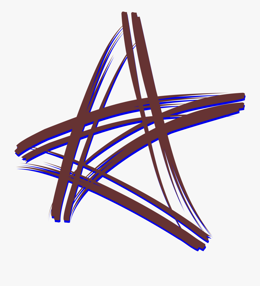 Crayon Clipart Star - Artistic Star, Transparent Clipart