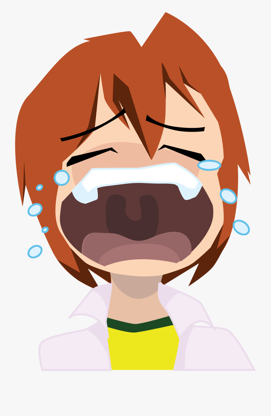 Clip Art Boy Crying Clipart - Cartoon Boy Crying Png, Transparent Clipart