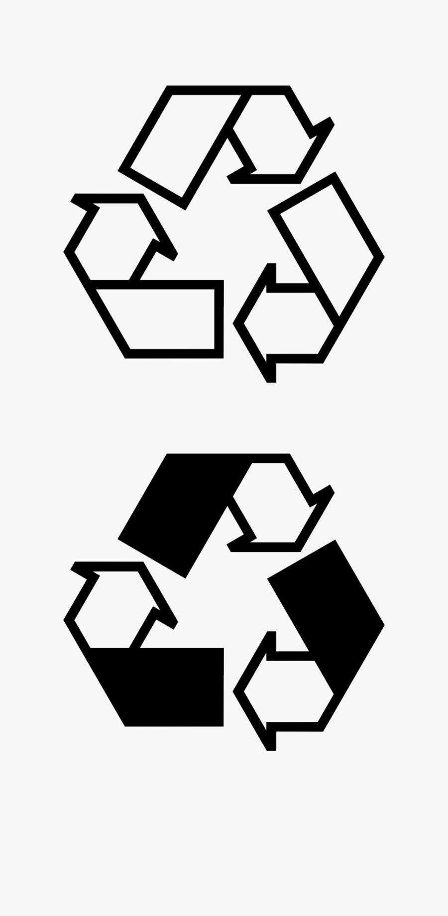 Purple Crayon Clip Art - Recycle Logo On Cardboard, Transparent Clipart