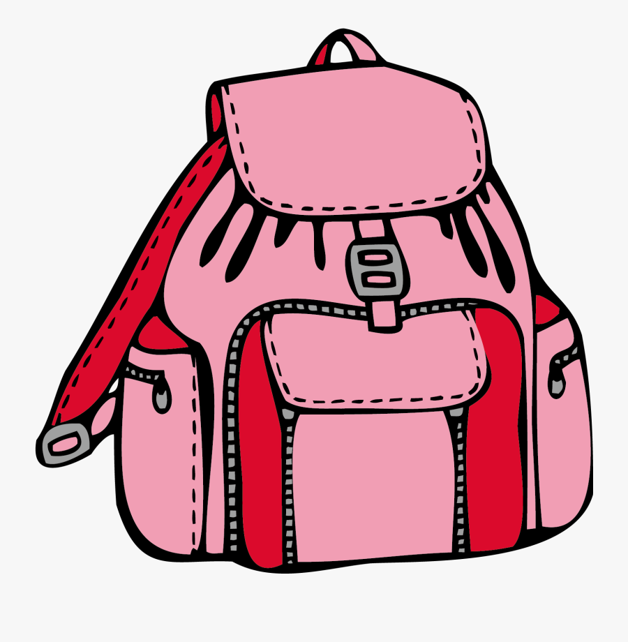 Cliparts For Free Download Bags Clipart Backpack Lunch - Colouring Pages Of Bag, Transparent Clipart