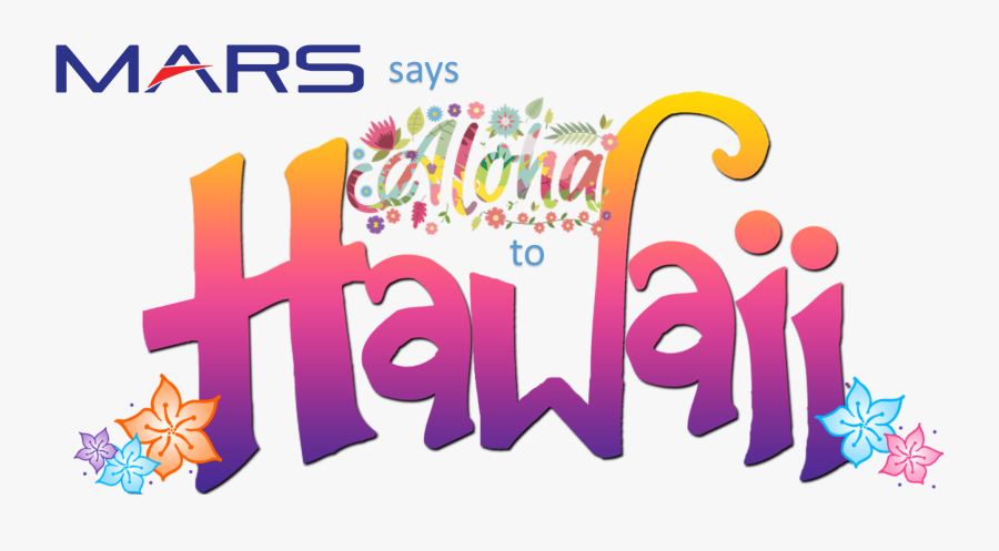 Transparent Hawaiian Island Clipart - Hawaii In Bubble Writing, Transparent Clipart