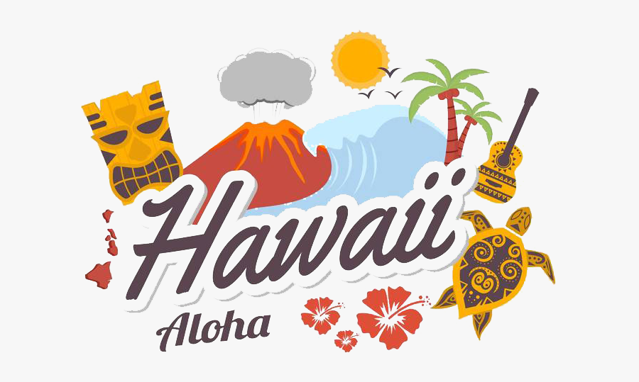 Hawaii Clipart Cool Font - Hawaii Clipart, Transparent Clipart