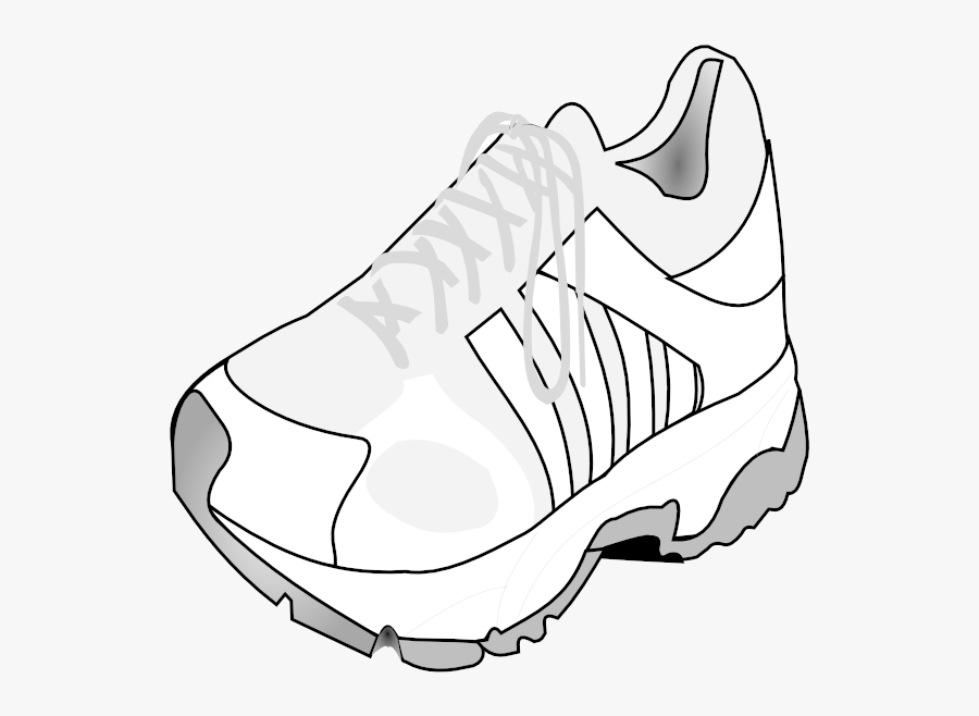 Track Shoe Running Clip Art At Vector Royalty Transparent - Running Shoes Clipart Png, Transparent Clipart