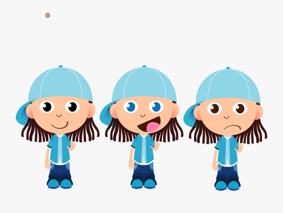 Cap Clipart Boy Clipart - 3 Boys Cartoon Png, Transparent Clipart