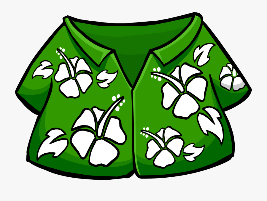 Hawaiian T Shirt Designs Clipart Free Clip Art Images - Penguin In Hawaiian Shirt, Transparent Clipart