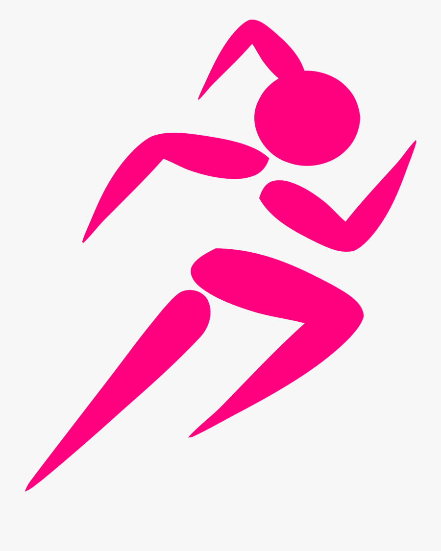 Akron Girls On The Run - Cartoon Runner Girl, Transparent Clipart