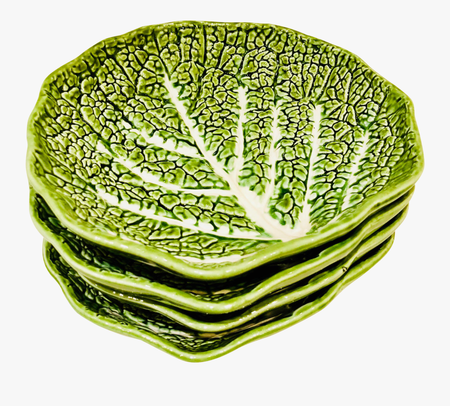 Clip Art Lettuce Leaf Plates, Transparent Clipart