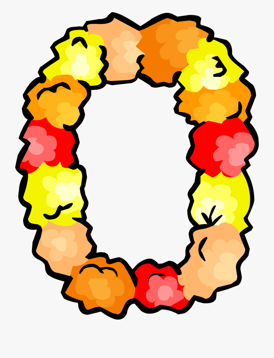 Hawaiian Lei Clipart - Club Penguin Lei, Transparent Clipart