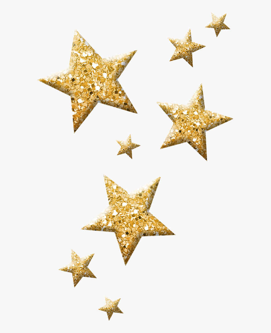 Star Sparkle Png - Gold Glitter Star Png, Transparent Clipart