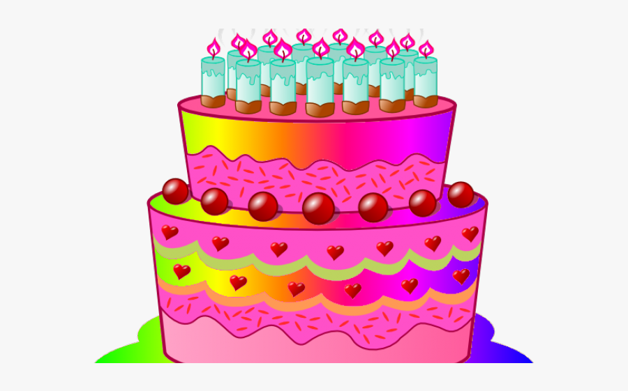 Birthday Cake Clip Art, Transparent Clipart