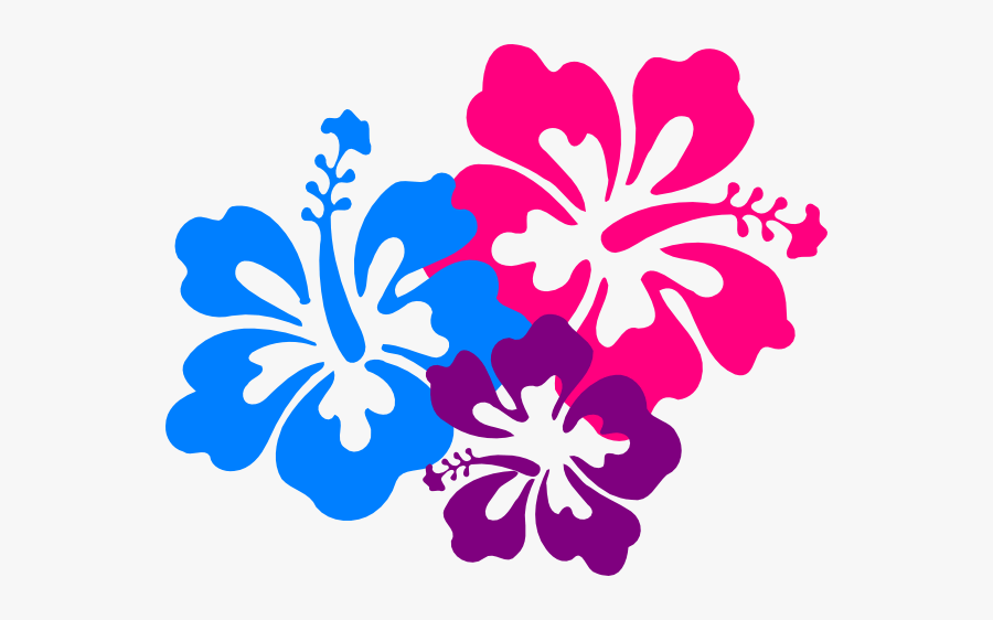 Hawaiian Flowers Clip Art, Transparent Clipart