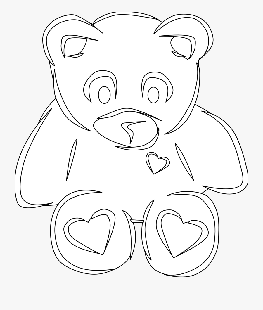 White Teddy Bear Png- - Bear, Transparent Clipart