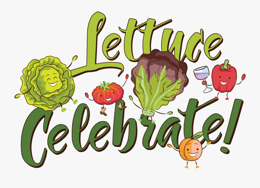 Transparent Lettuce Clipart Png - Lettuce Celebrate Clip Art, Transparent Clipart
