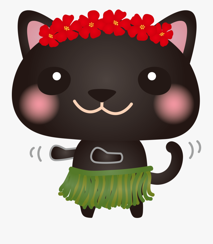 Png Royalty Free Download Clipart Hawaiian Shirt - ハワイ 画像 フラ 猫, Transparent Clipart