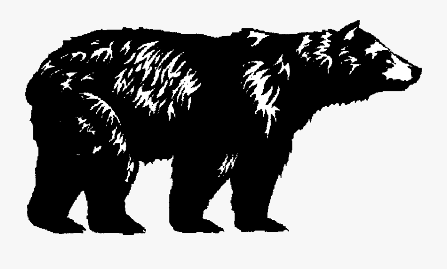 Clip Art Builders Elk River Mn - Black Bear Silhouette Png, Transparent Clipart