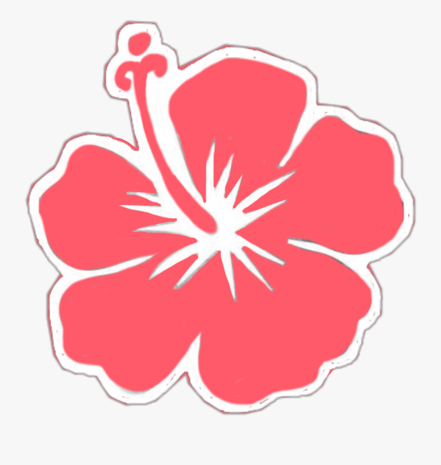 #vsco #hawaii #beach #hawaiianflower #flower #island - Hawaii Flower Vsco Sticker, Transparent Clipart