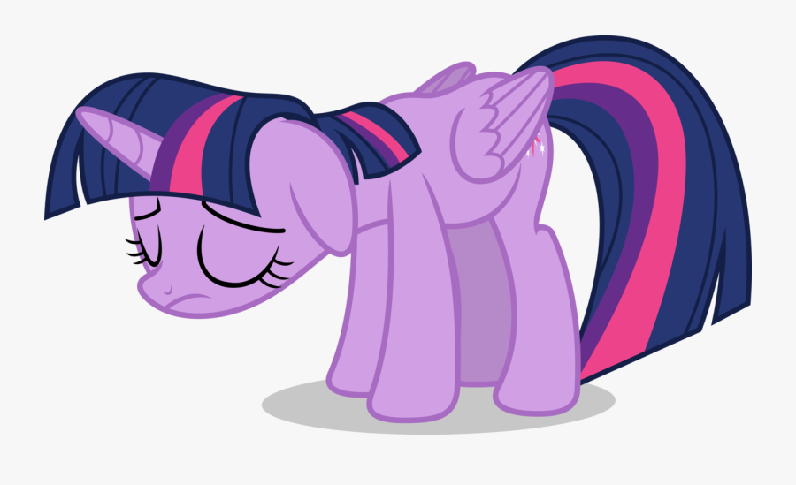 Mlp Fim Twilight Sparkle Vector - My Little Pony Twilight Sparkle Sad, Transparent Clipart
