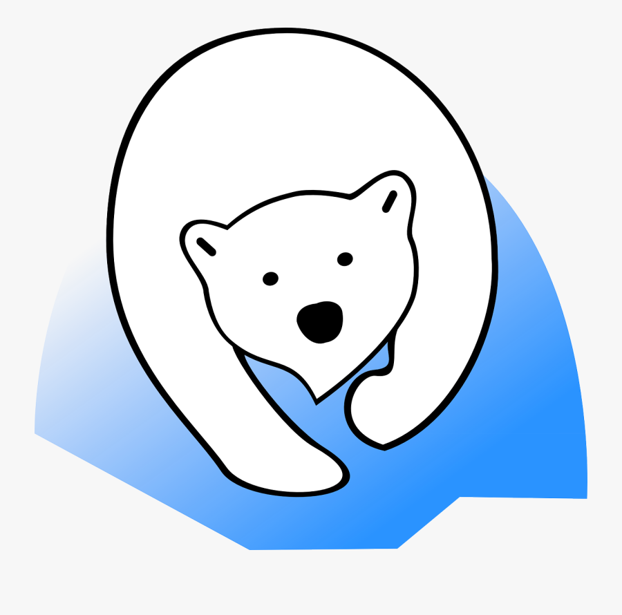 Clip Art Library - Animation Of Polar Bear, Transparent Clipart