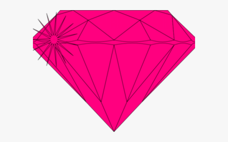 Transparent Pink Diamond Ring Clipart - Diamond Heart Animated Png, Transparent Clipart