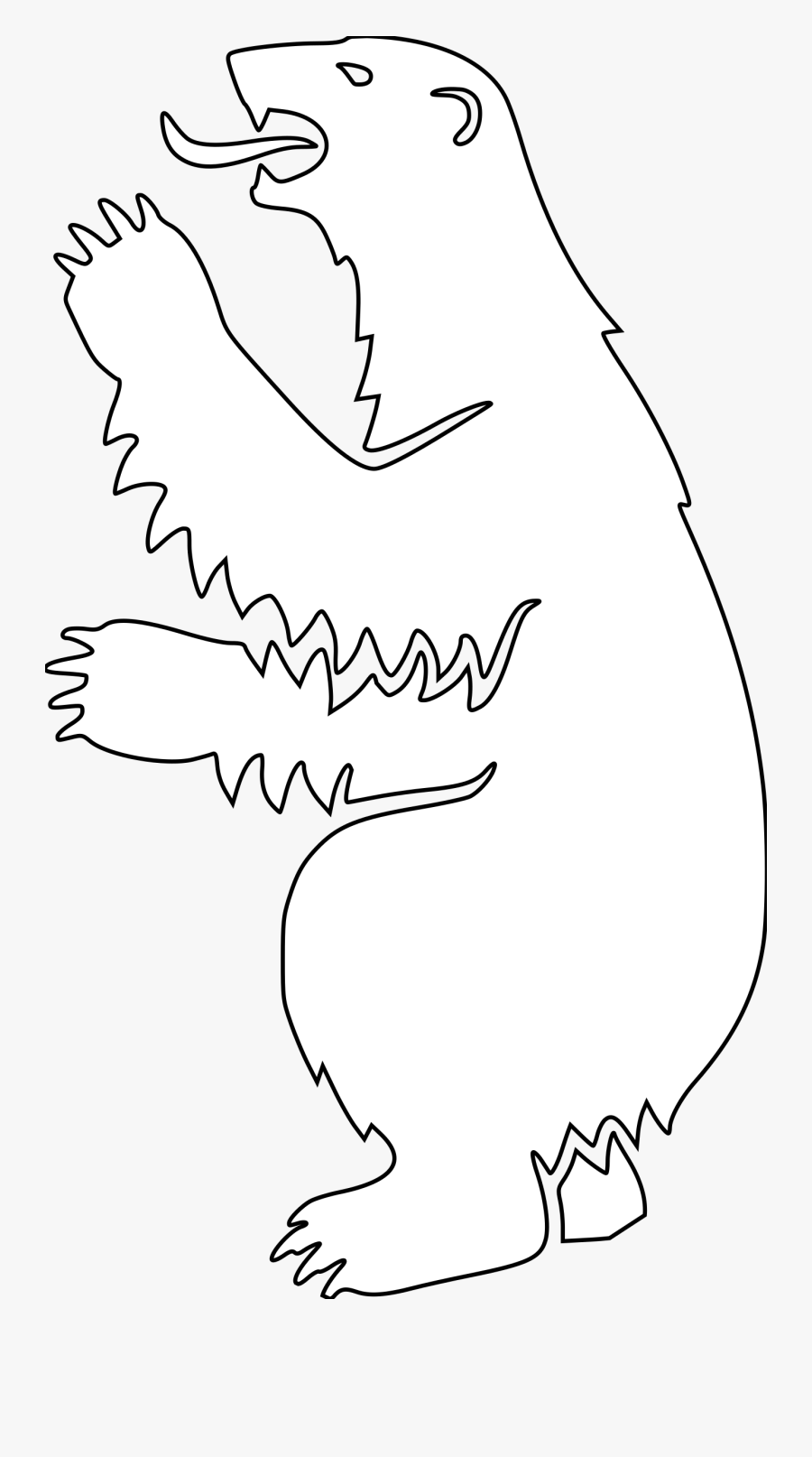 Clipart Family Polar Bear - Greenland Coat Of Arms, Transparent Clipart