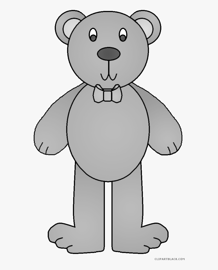 Goldilocks And The Three Bears Animal Free Black White - Teddy Bear, Transparent Clipart