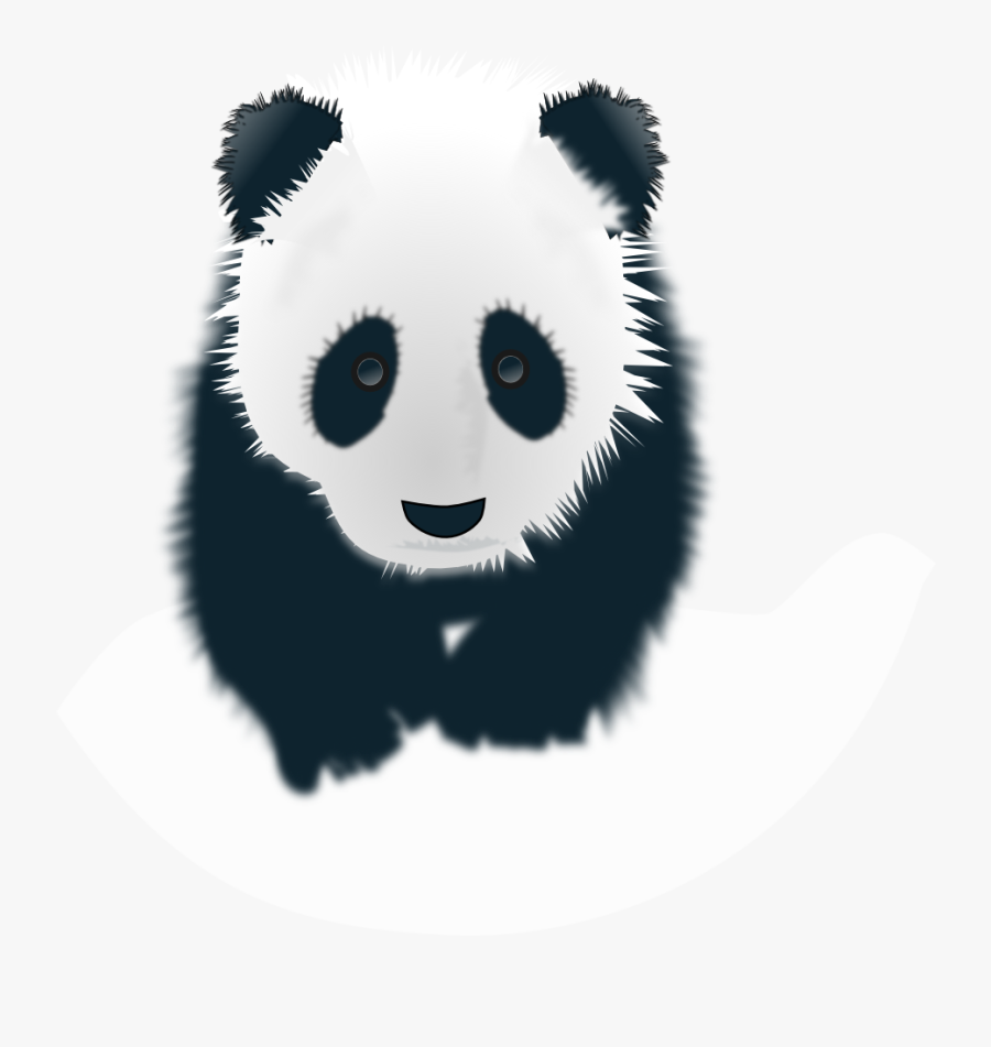 Clipartist - Pandas Black And White, Transparent Clipart