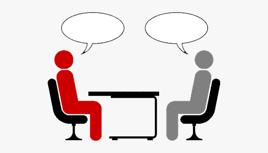 Interview Clipart One To One - Clip Art Job Interview, Transparent Clipart