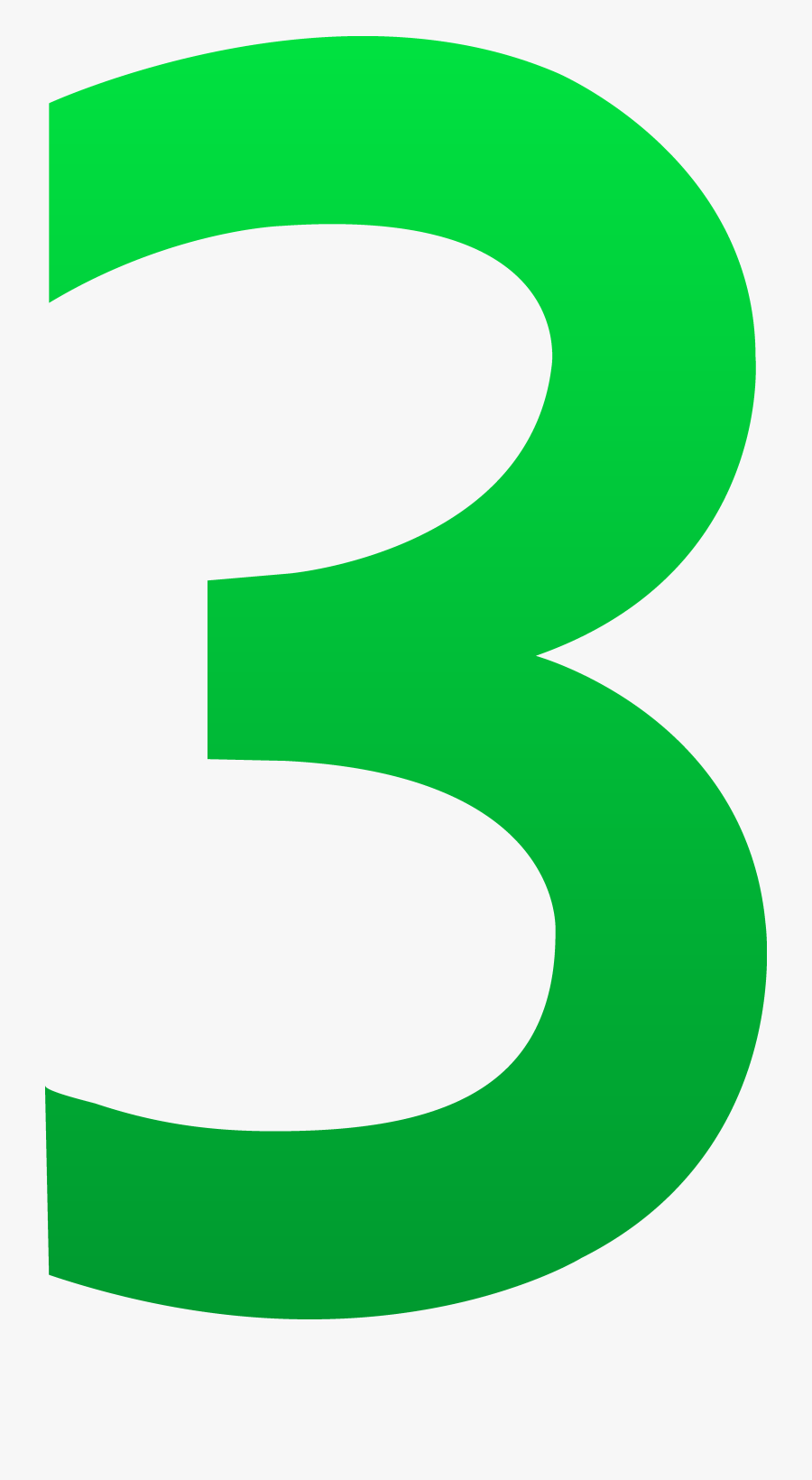 Numbers Clipart Free Images - Three Clip Art, Transparent Clipart