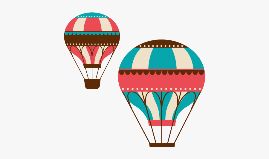 Hot Air Balloon Circus, Transparent Clipart