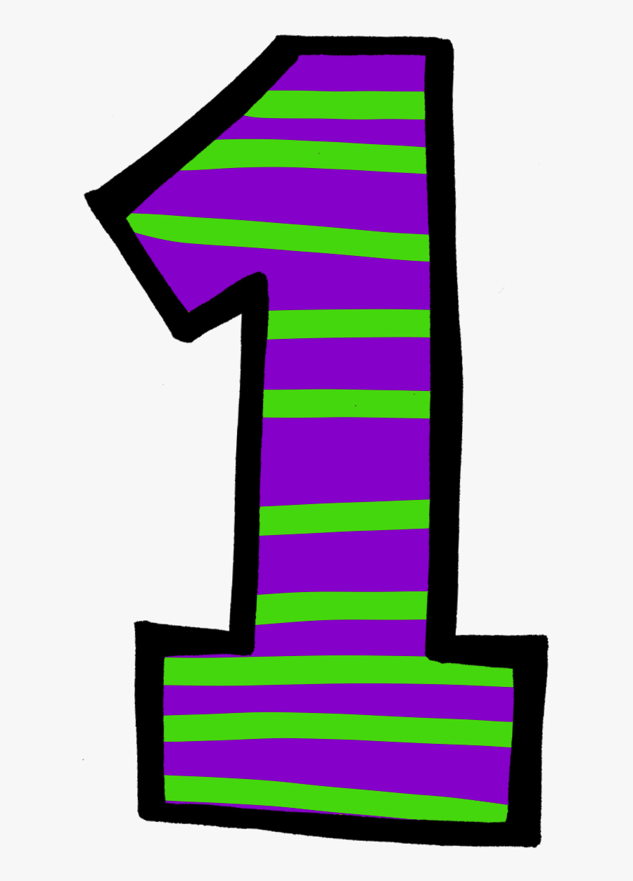 1 Number, Number Clipart, Transparent Clipart