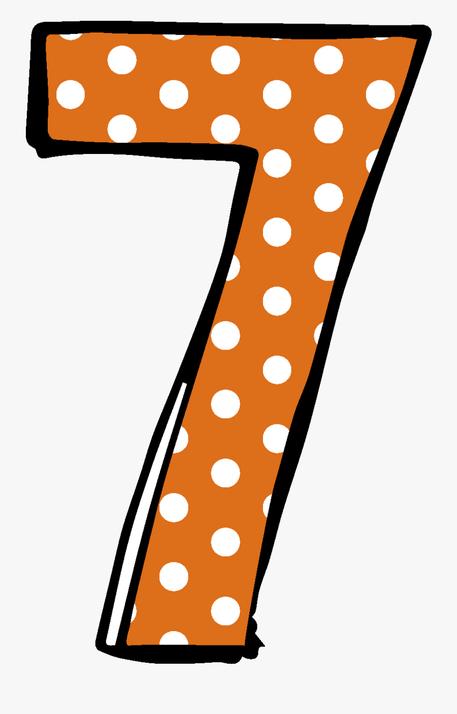 Jpg Library Download Free Number Cliparts Download - Number 7 Clipart, Transparent Clipart