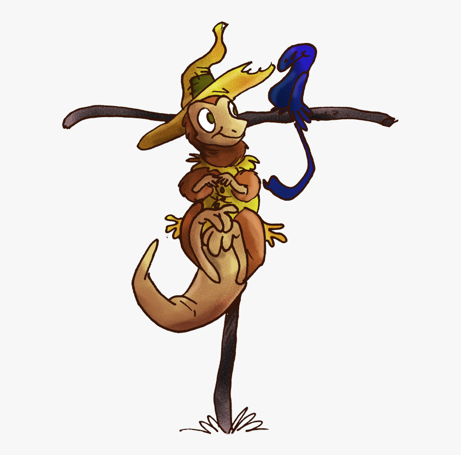 Transparent Scare Crow Png - Cartoon, Transparent Clipart