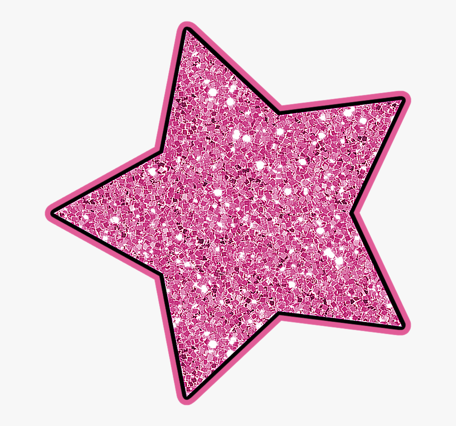 Stars ‿ ⁀°•• Star - Pink Glitter Stars Clipart , Free Transparent ...