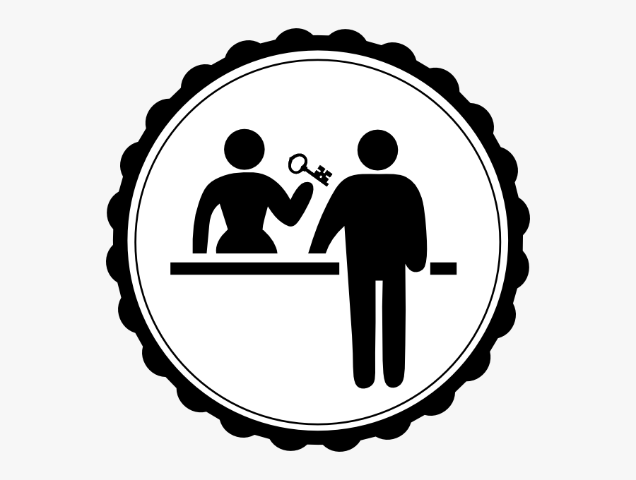 Hotel Check In Svg Clip Arts - Check In Hotel Png, Transparent Clipart