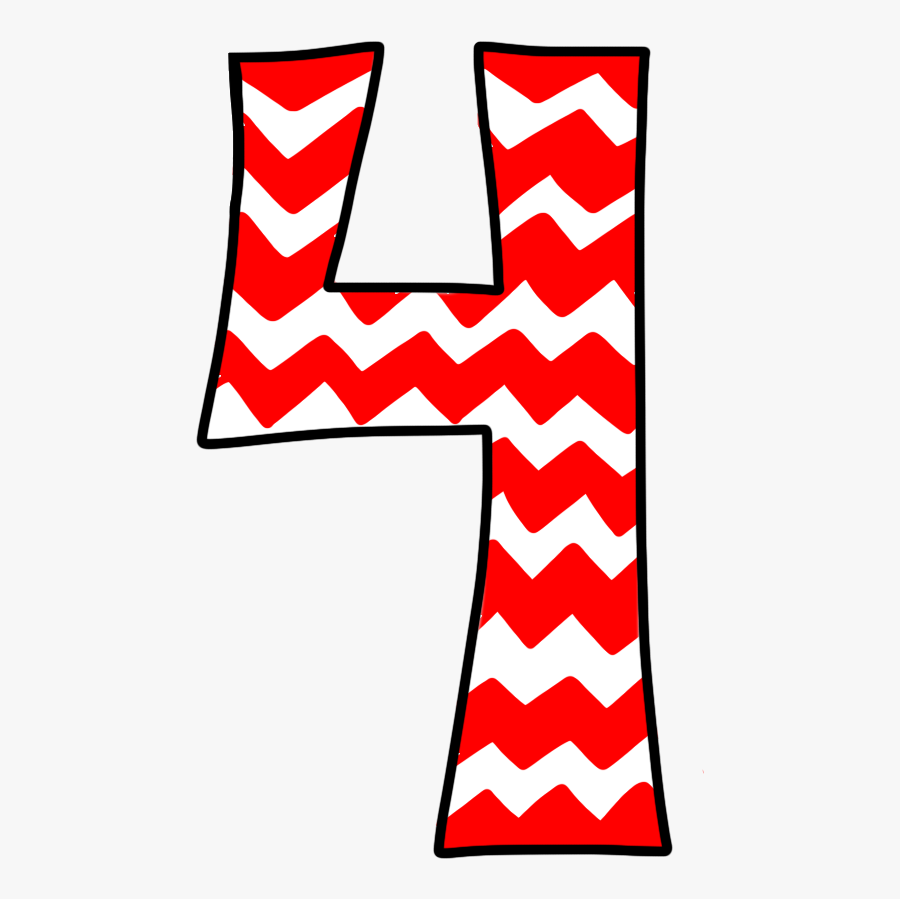 Cute Numbers 11 Clipart - Number 4 Clipart Png, Transparent Clipart