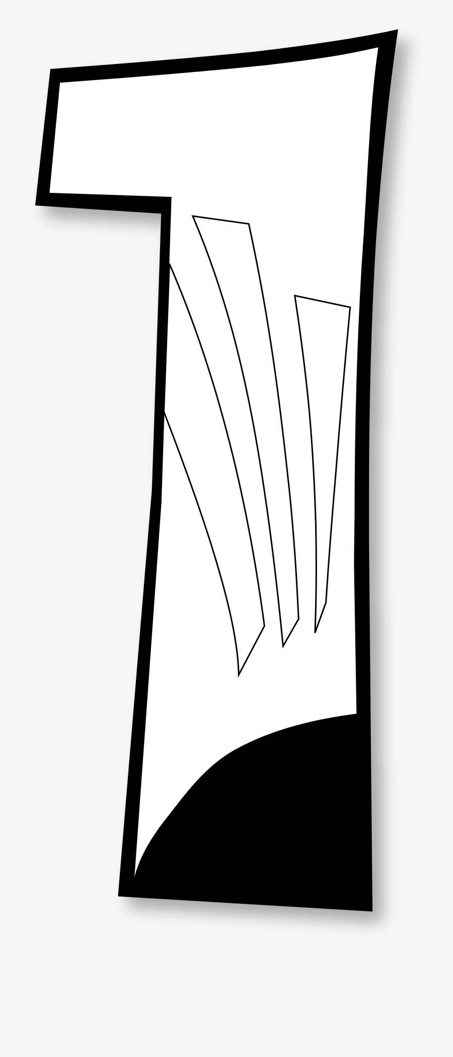 Creation Day Number Clip Art - Creation Story Day 1 Coloring, Transparent Clipart