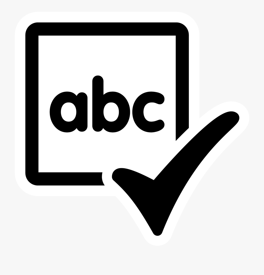 Check In Cliparts - Spell Check Clipart, Transparent Clipart