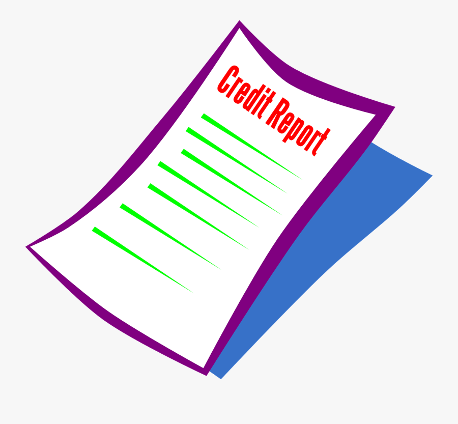 Money Check Clipart - Credit Report Clipart Png, Transparent Clipart