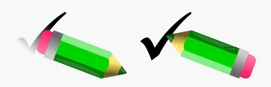 Check Mark Clipart Giant - Pencil Check Clipart, Transparent Clipart