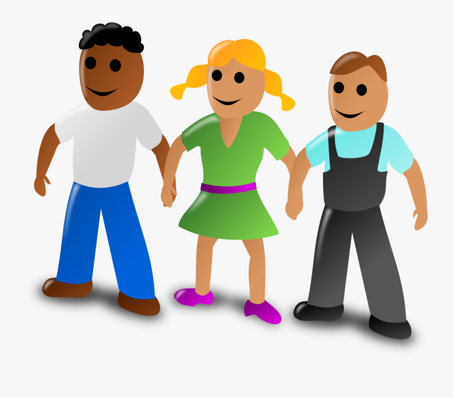 3 People Clip Art, Transparent Clipart