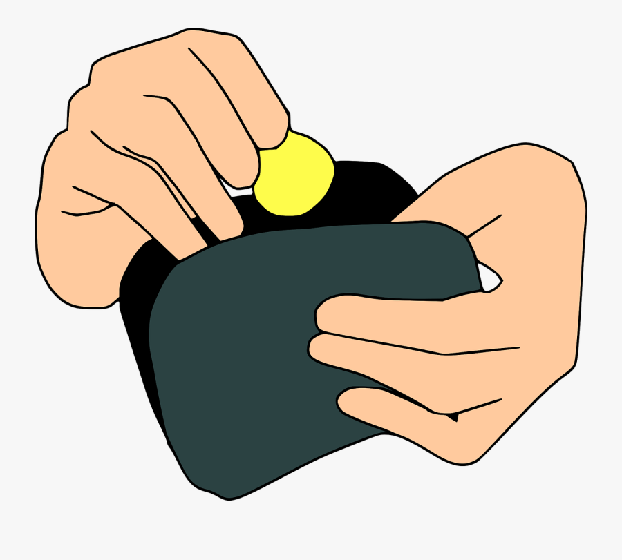 Saving Money, Hand, Wallet, Money Check, Clipart - Saving Money Clip Art, Transparent Clipart