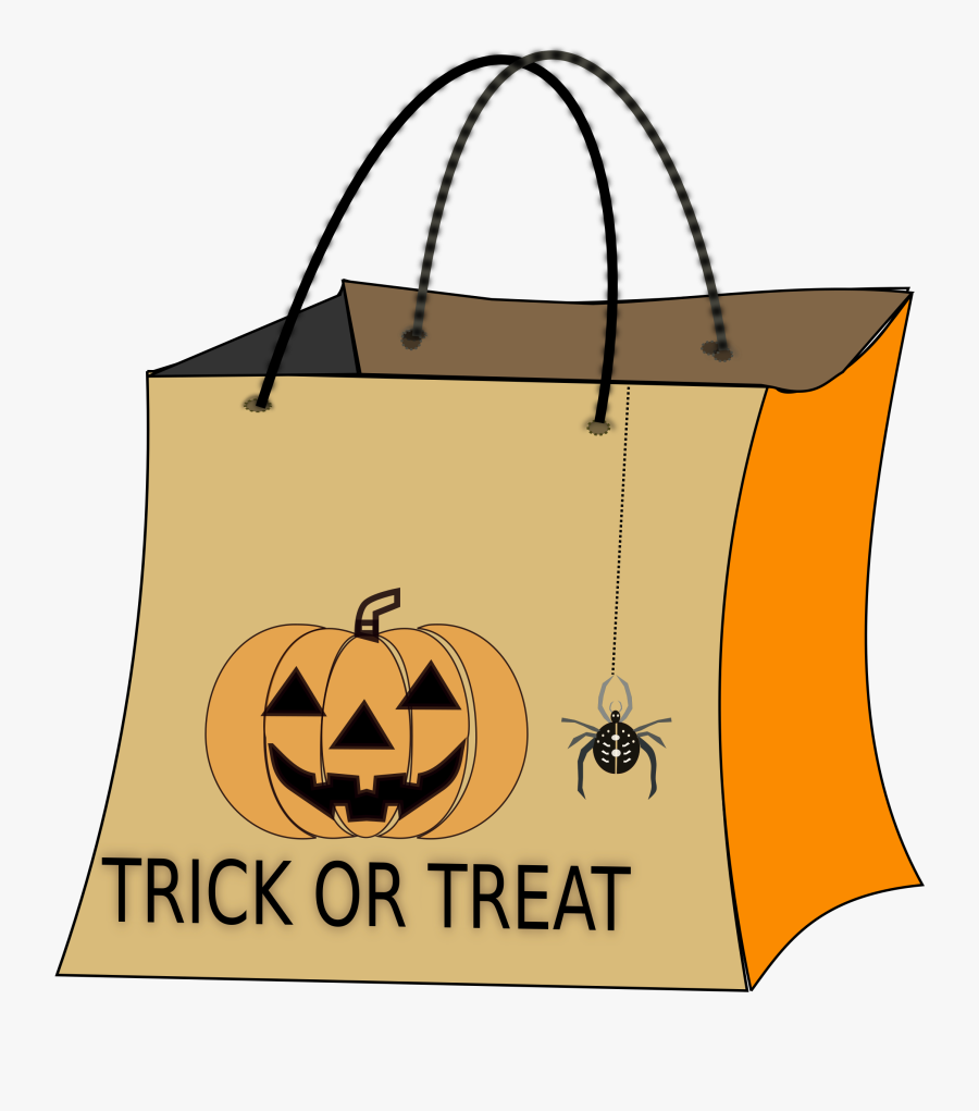 Trick Or Treat Bag - Trick Or Treat Bag Clipart, Transparent Clipart