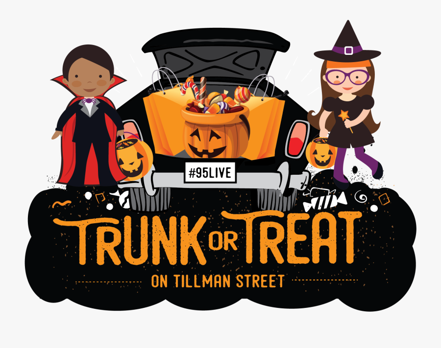 Trunk Or Treat Clipart - Halloween Trunk Or Treat Clipart, Transparent Clipart