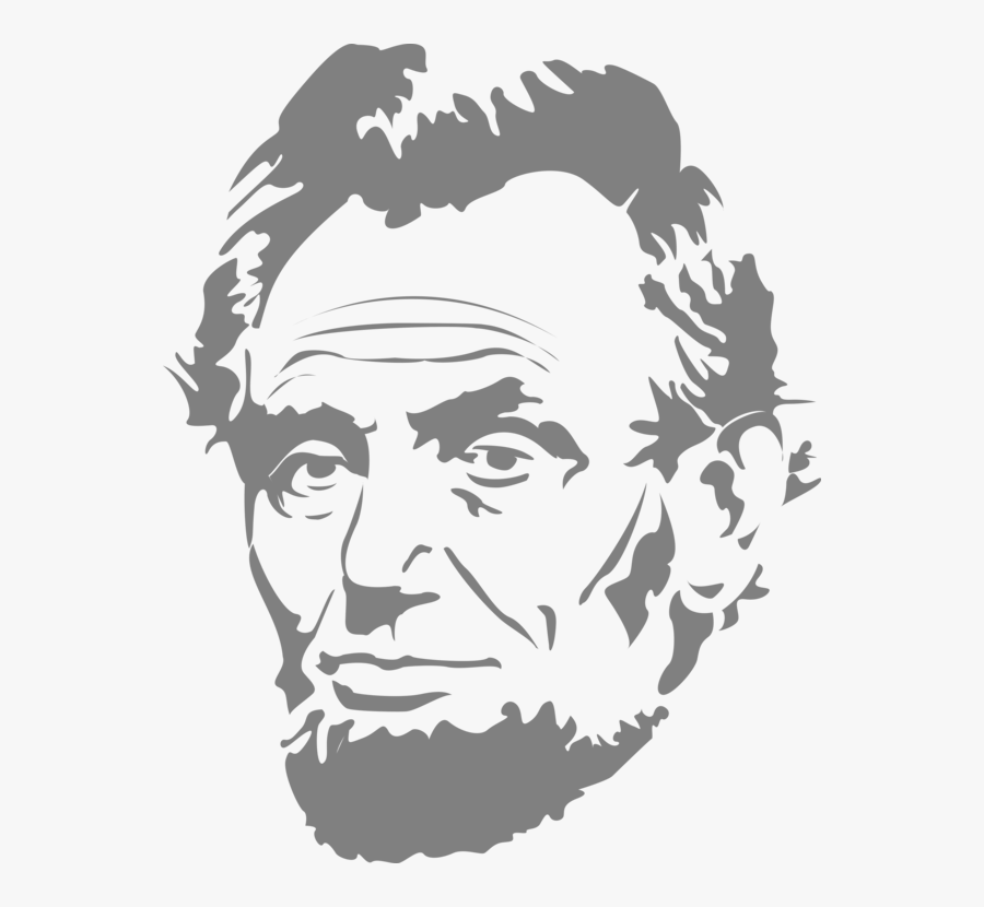 President Of The United States Gettysburg Address Assassination - Abe Lincoln Face Transparent, Transparent Clipart