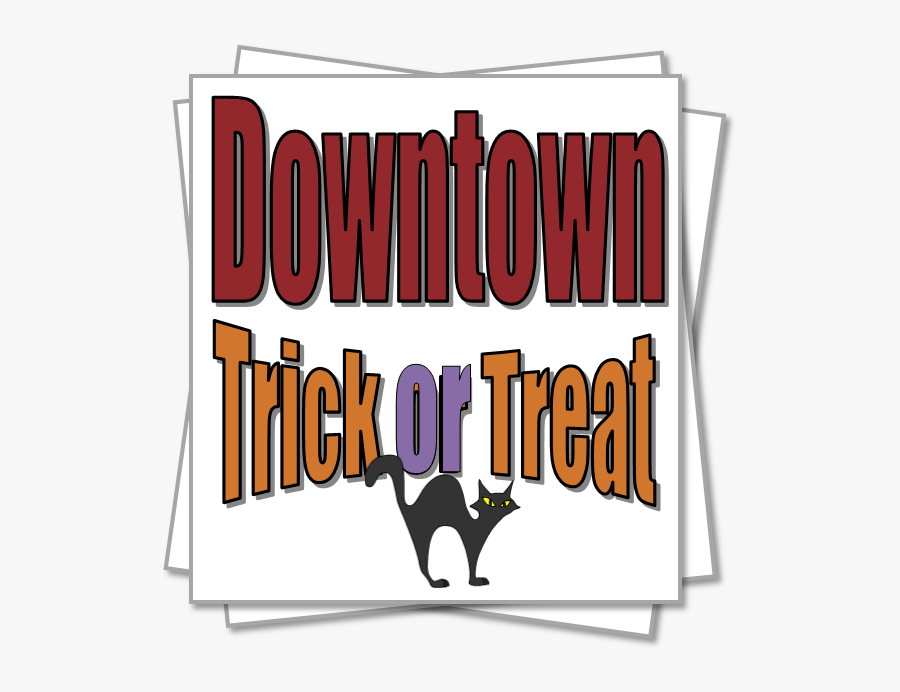 Transparent Trick Or Treat Clipart - Downtown Trick Or Treat, Transparent Clipart